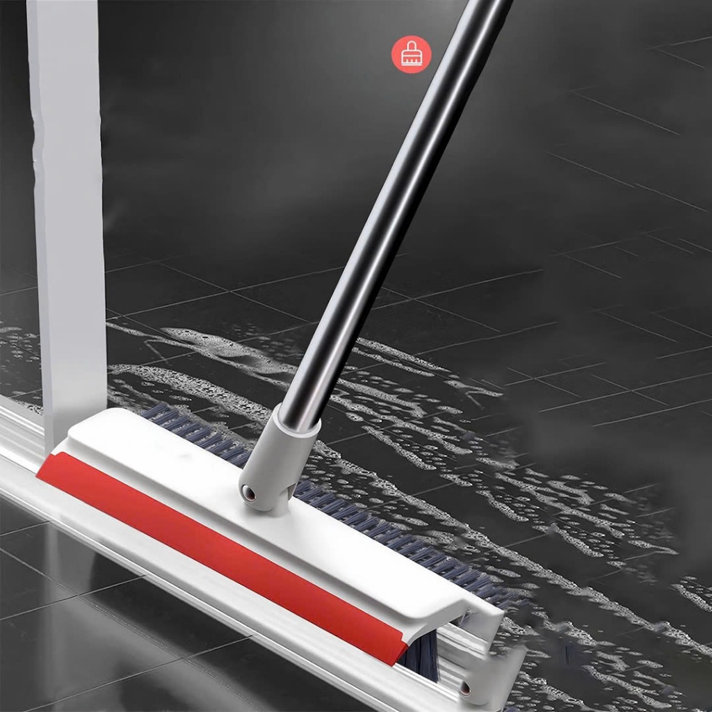 Ảnh Cây Lau Sàn Nhà Tắm Đa Năng 2 trong 1 Bộ chổi Cọ Sàn Toilet và Gạt Nước – OENON 3