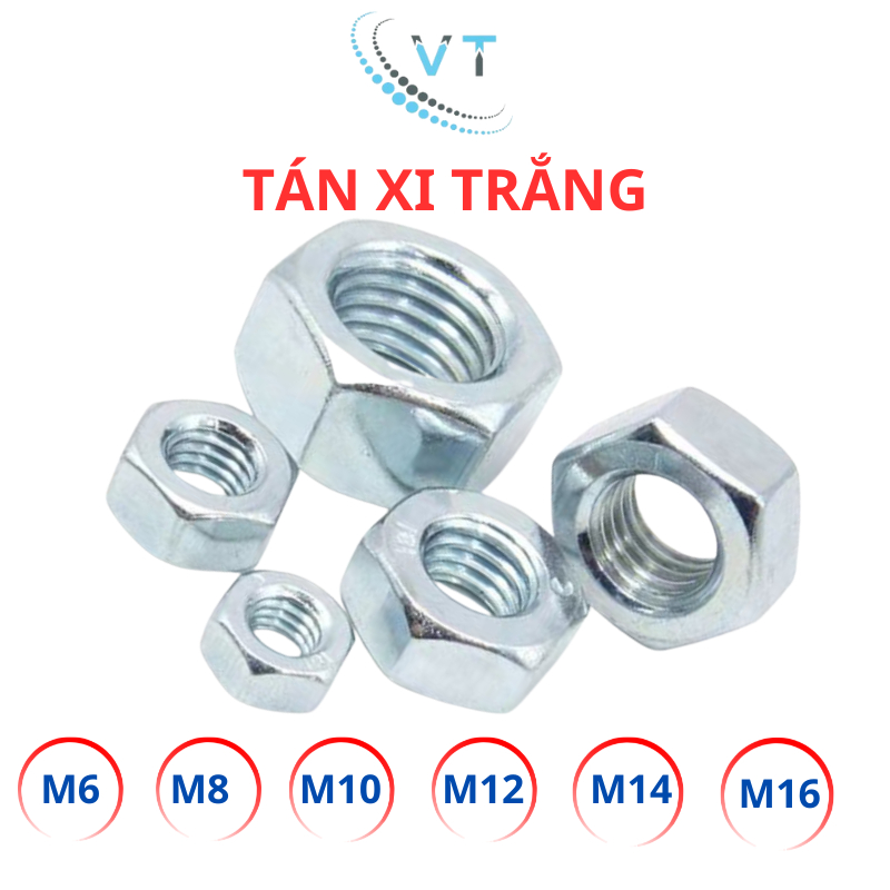 Con tán mạ kẽm M5 - M6 - M7 - M8 - M10 - M12 - M14 - M16