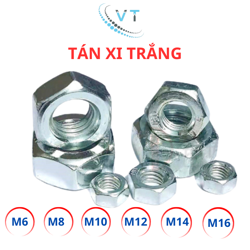 Con tán mạ kẽm M5 - M6 - M7 - M8 - M10 - M12 - M14 - M16