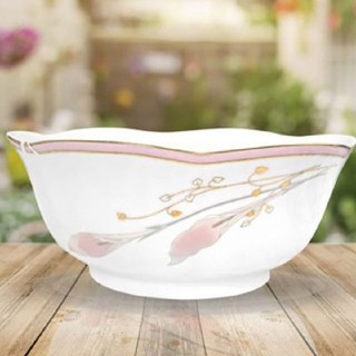 (Cam kết đổi trả khi bể vỡ) Tô canh sứ Chuan Kuo hoa lan hồng 1012 hàng nhập khẩu cao cấp