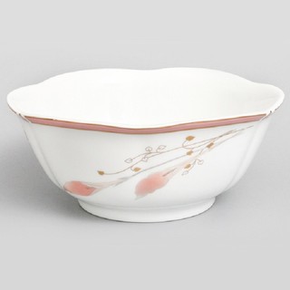 (Cam kết đổi trả khi bể vỡ) Tô canh sứ Chuan Kuo hoa lan hồng 1012 hàng nhập khẩu cao cấp