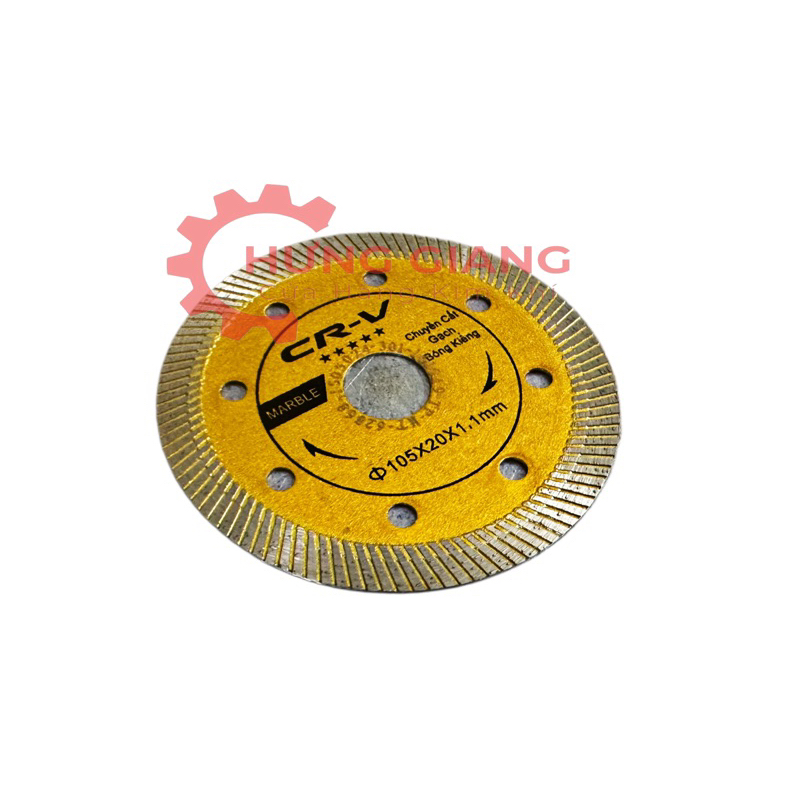 Lưỡi Cắt Gạch, Cắt Đá Bóng Kiếng CRV HÀNG CÔNG TY 105x20x1.1mm