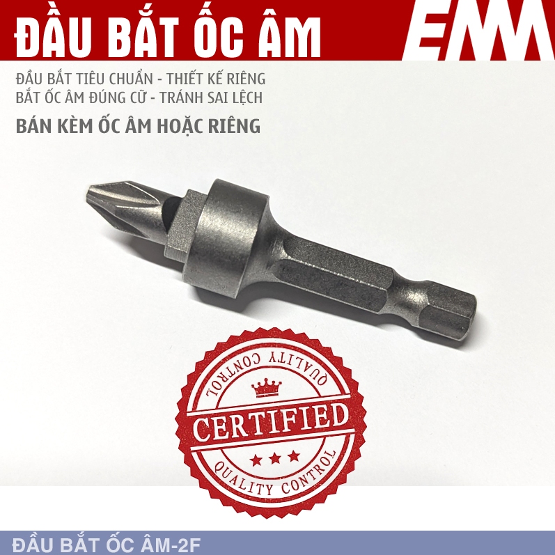 Ốc Âm_8x25-28-3F, túi 100, 500 liên kết ốc âm, liên kết không lộ - EMA