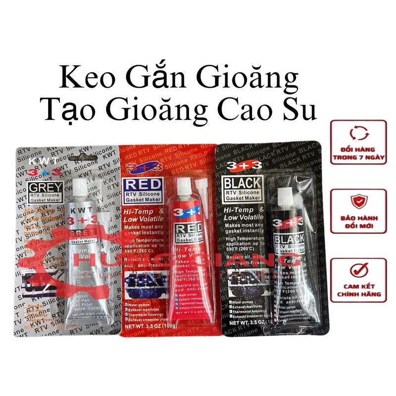 Keo SILICON DÁN GIOĂNG Mặt Máy CHỊU NHIỆT Keo 3 + 3