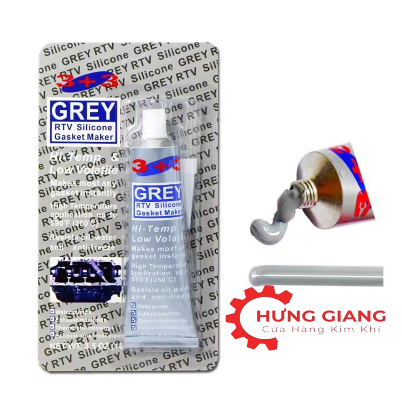 Keo SILICON DÁN GIOĂNG Mặt Máy CHỊU NHIỆT Keo 3 + 3