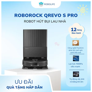 Robot hút bụi lau sàn Roborock Qrevo S Pro