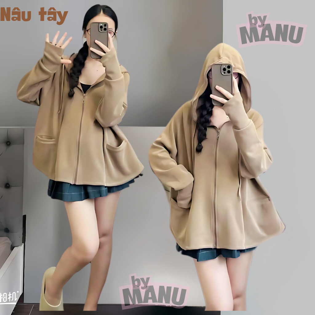 Áo Khoác Chống Nắng Umi Su Cao Cấp, Áo nữ dày dặn, Form Dài Xoè Trẻ Trung Chống Tia UV_ Top Women.