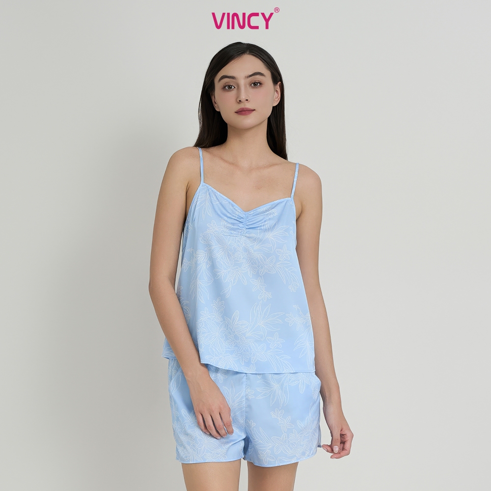 Ảnh Bộ Đồ Shorts Vải Satin Vincy BSS077W91 2