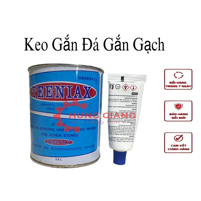 Keo Gắn Đá, Keo Gắn Gạch Teeniax 0.8L