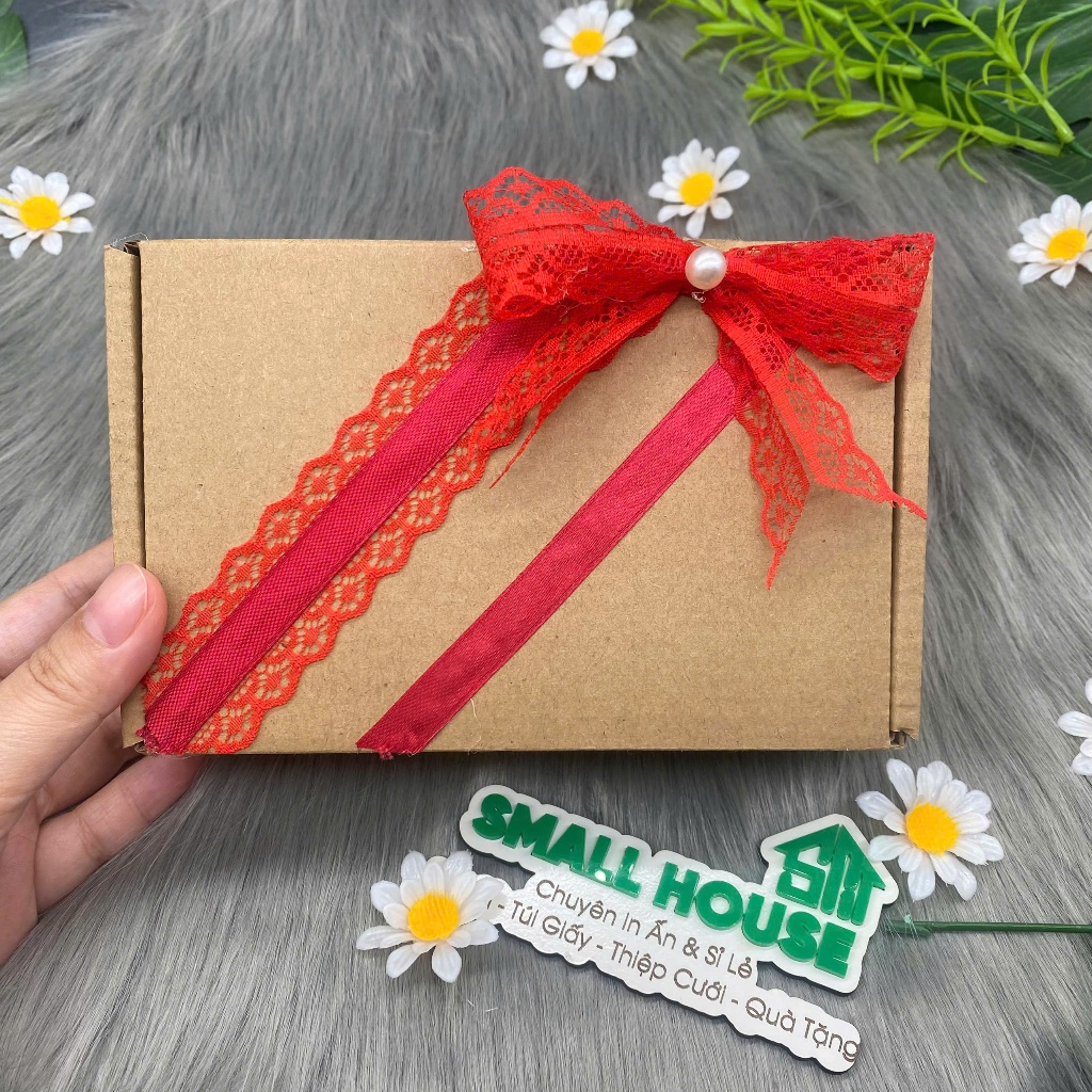 [GIÁ SỐC] Hộp QUÀ TẶNG trang trí sẵn kèm Rơm siêu sang đựng quà tặng, nước hoa, quần áo, Hoa
