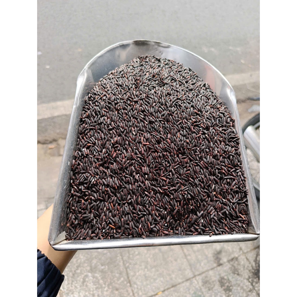 Nếp Than LOẠI 1 - nấu xôi, chè, làm sữa chua nếp cẩm - túi 1kg