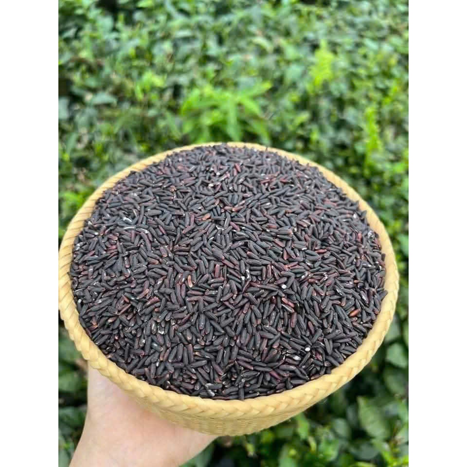 Nếp Than LOẠI 1 - nấu xôi, chè, làm sữa chua nếp cẩm - túi 1kg