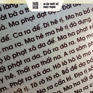 CHÚ ĐẠI BI DÁN TƯỜNG • TRANH CHÚ ĐẠI BI TRANG TRÍ TRONG ĐỀN CHÙA NHÀ PHẬT TỬ • ALU NHŨ BẠC