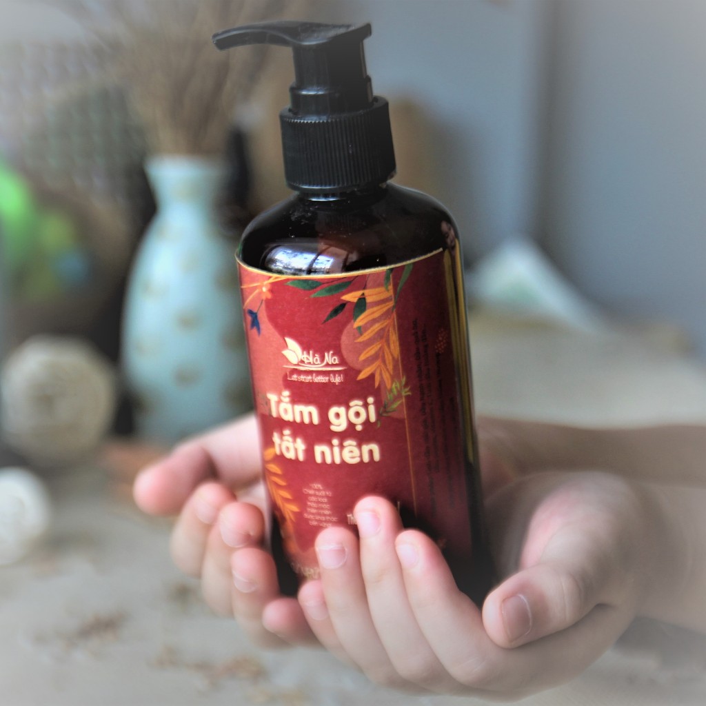Sữa tắm gội mùi già thảo dược - thanh lọc cơ thể, gột rửa năm cũ, thư giãn, dưỡng da, tóc chắc khỏe