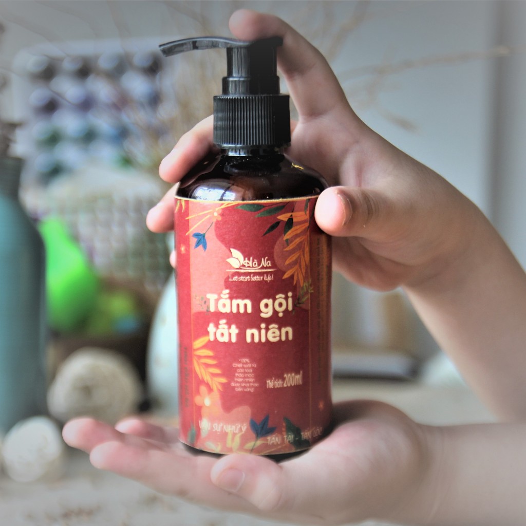Sữa tắm gội mùi già thảo dược - thanh lọc cơ thể, gột rửa năm cũ, thư giãn, dưỡng da, tóc chắc khỏe