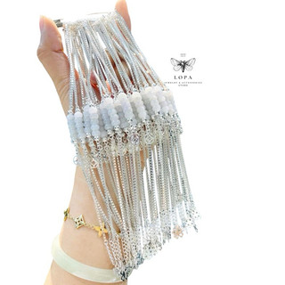 lLắc tay nữ bạc ta, lắc tay bặc đồng điếu SK888 lắc tay đá đẹp , sang chảnh , tự nhiên , đủ màu sắc bạc ta LoPa