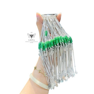 lLắc tay nữ bạc ta, lắc tay bặc đồng điếu SK888 lắc tay đá đẹp , sang chảnh , tự nhiên , đủ màu sắc bạc ta LoPa