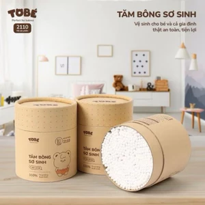 combo 2 hộp tăm bông TOBE đầu nhỏ cho bé sơ sinh 400 chiếc [ TO BÉ MADE IN VIỆT NAM CHÍNH HÃNG ]