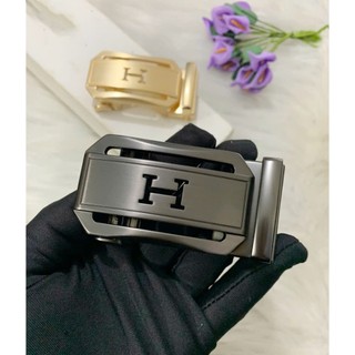 Mặt khoá đầu nịt thắt lưng nam không kèm dây kiểu khoá gạt tự động dùng cho dây có răng cưa bản 3,5cm