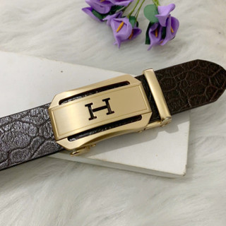 Mặt khoá đầu nịt thắt lưng nam không kèm dây kiểu khoá gạt tự động dùng cho dây có răng cưa bản 3,5cm