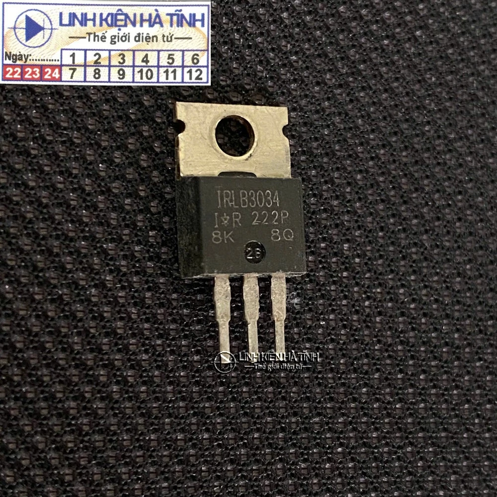 mosfet IRLB3034 343A 40V hàng tháo máy đã test-AG23