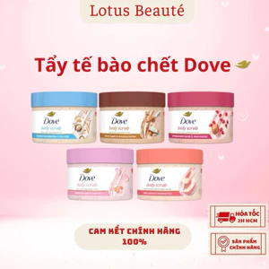 Tẩy tế bào tết toàn thân Body DOVE - Dưỡng Trắng Dưỡng Ẩm Sạch Sâu ( 298g )