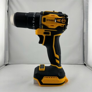 Thân Máy Khoan Pin Starker Đầu Kẹp 13mm Không Chổi Thân Chân Pin Phổ Thông Có móc cài, lớp NOX Sau máy rất tiện dụng