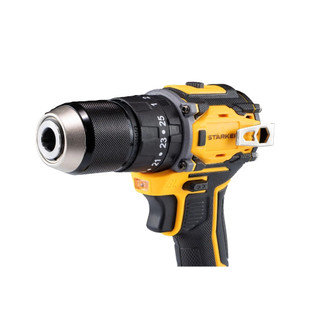 Thân Máy Khoan Pin Starker Đầu Kẹp 13mm Không Chổi Thân Chân Pin Phổ Thông Có móc cài, lớp NOX Sau máy rất tiện dụng