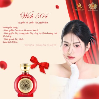 [HOT] Nước Hoa Nữ Wish 504 - Quyến Rũ, Cuốn Hút, Lưu Hương 12H, Sang Trọng & Đẳng Cấp 50ml