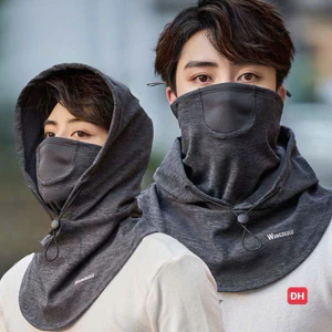 Mũ trùm đầu kèm mặt nạ phong cách Ninja chống nắng cho nam nữ đi xe hàng loại 1