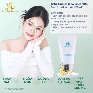 Sữa Rửa Mặt dạng gel ngừa mụn - Genaissance Cleansing Foam (120ml)  của nhà Angel & Beauty