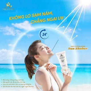 Kem Chống Nắng Đa Năng - Nâng Tone, Dưỡng Trắng Da Sun Shelter SPF 50+ 30g