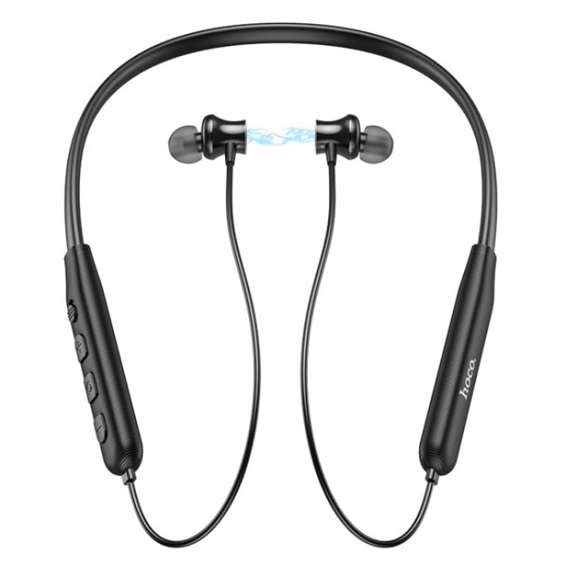 Tai nghe thể thao có dây Bluetooth Hoco ES64 điều chỉnh âm lượng chất liệu nhựa mềm,hút tai nghe.