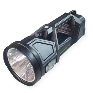 Đèn pin DC898 siêu sáng chiếu xa 500m chống thấm nước, có đèn thân, sạc được điện thoại
