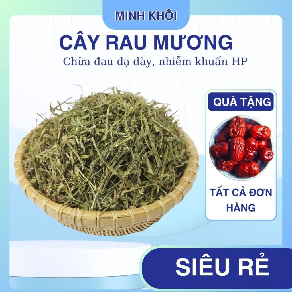 1Kg Cây Rau Mương, Cây Rau Máng Mương khô nhà phơi sạch sẽ, thơm uống ...