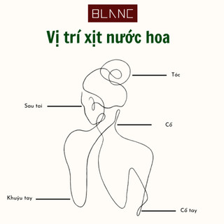 Nước Hoa Nữ Chiết White Tea BLANC PERFUME, Dầu Thơm Hương Hoa Cỏ, Nữ Tính