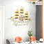 Đồng Hồ Treo Tường Trang Trí Chiếc Thuyền Thuận Buồm Xuôi Gió JJT VIVA DECOR V819