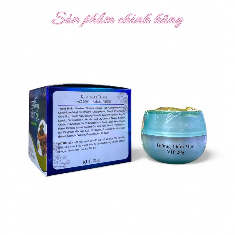Kem Hương Thảo Mộc mụn thâm mờ sẹo giảm nhờn 20gram