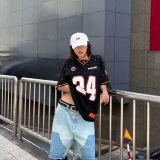 Áo Thun giới tính Sport Monogram Sporty, áo cộc Số 24 Form Rộng Oversize 100% Cotton New 2024