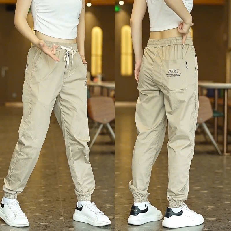(BIGSIZE S-3XL)Quần Jogger Kaki Thể Thao Nam Nữ Dài Dáng Rộng Cạp Chun Bo Gấu Phù Hợp Gym Yoga Chạy Bộ  Leo Núi | BigBuy360 - bigbuy360.vn