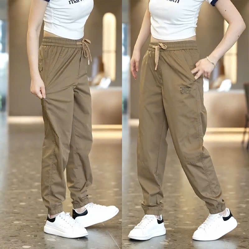 (BIGSIZE S-3XL)Quần Jogger Kaki Thể Thao Nam Nữ Dài Dáng Rộng Cạp Chun Bo Gấu Phù Hợp Gym Yoga Chạy Bộ  Leo Núi | BigBuy360 - bigbuy360.vn