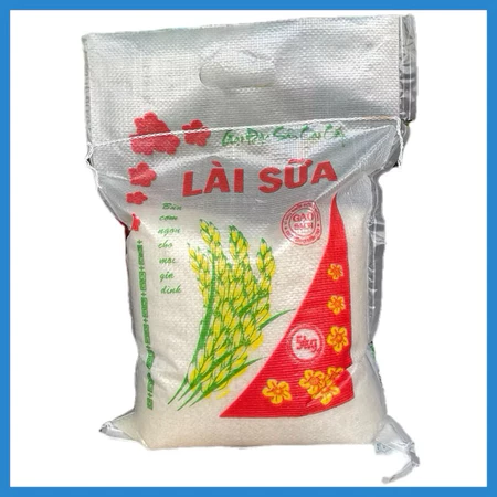 Gạo Lài Sữa 5 Ký (Dẻo Thơm Dai Cơm ) A3