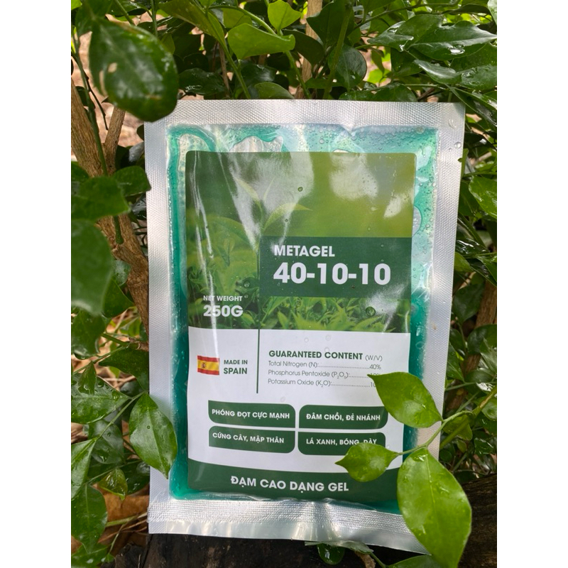 Metagel 40-10-10 Dạng Gel | Kéo Đọt Mạnh – Lá Xanh Dày – Phát Đọt Đồng Loạt | 250g