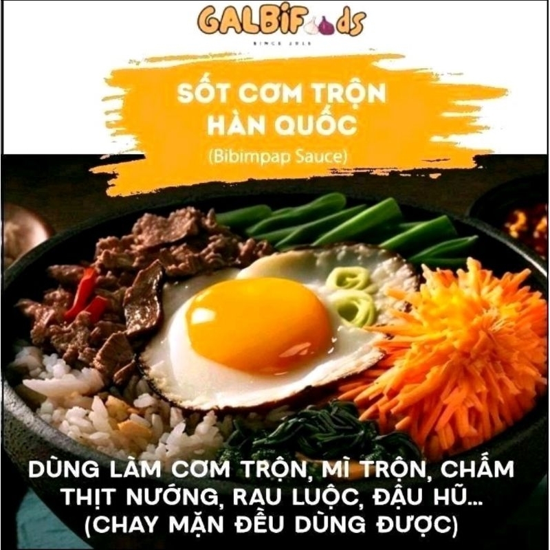 🇰🇷 MUA 2 SỐT CƠM TRỘN HÀN QUỐC – Ăn Liền Siêu Ngon + Tặng Sốt Ướp Thịt Nướng GALBI BBQ 180G