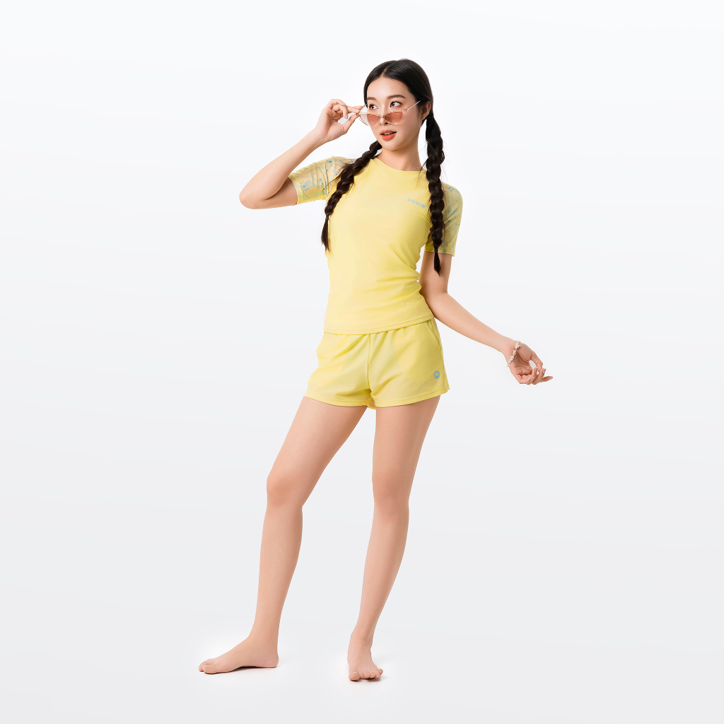 Ảnh Áo bơi nữ SOBIE tay ngắn Gorgeous Celeste 1