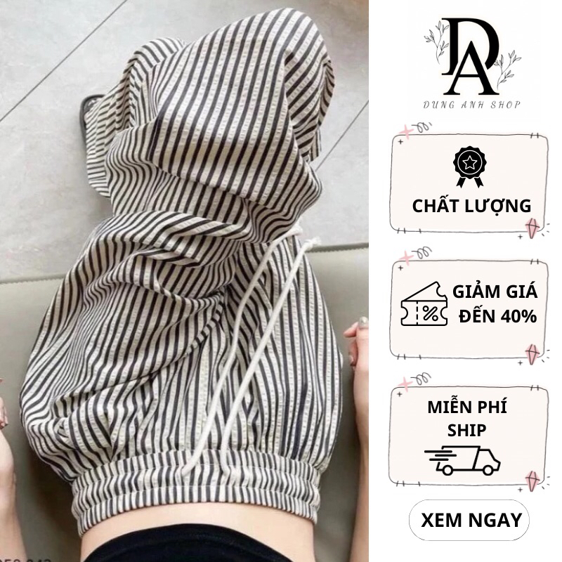 Quần kẻ sọc ống rộng nữ dáng suông lưng cao cạp chun ( chất đũi mềm mát)
