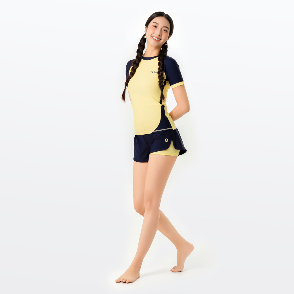 Ảnh Áo bơi nữ SOBIE tay ngắn Gorgeous Aquila 3