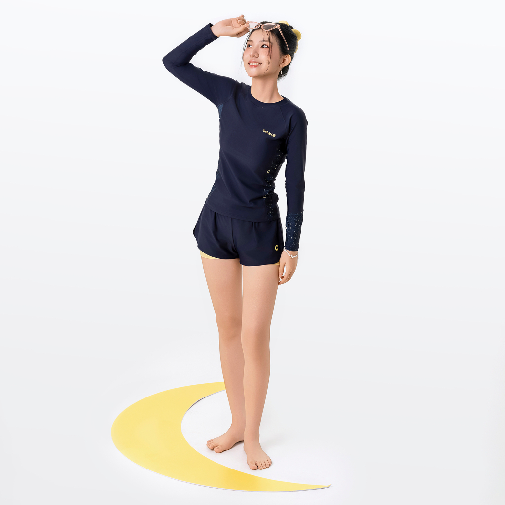 Ảnh Áo bơi nữ SOBIE tay dài kín đáo và chống nắng Gorgeous Nova 1