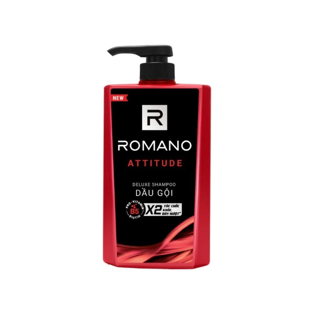 Dầu gội nam Romano hương Nước hoa nam Classic / Attitude 900g - Live
