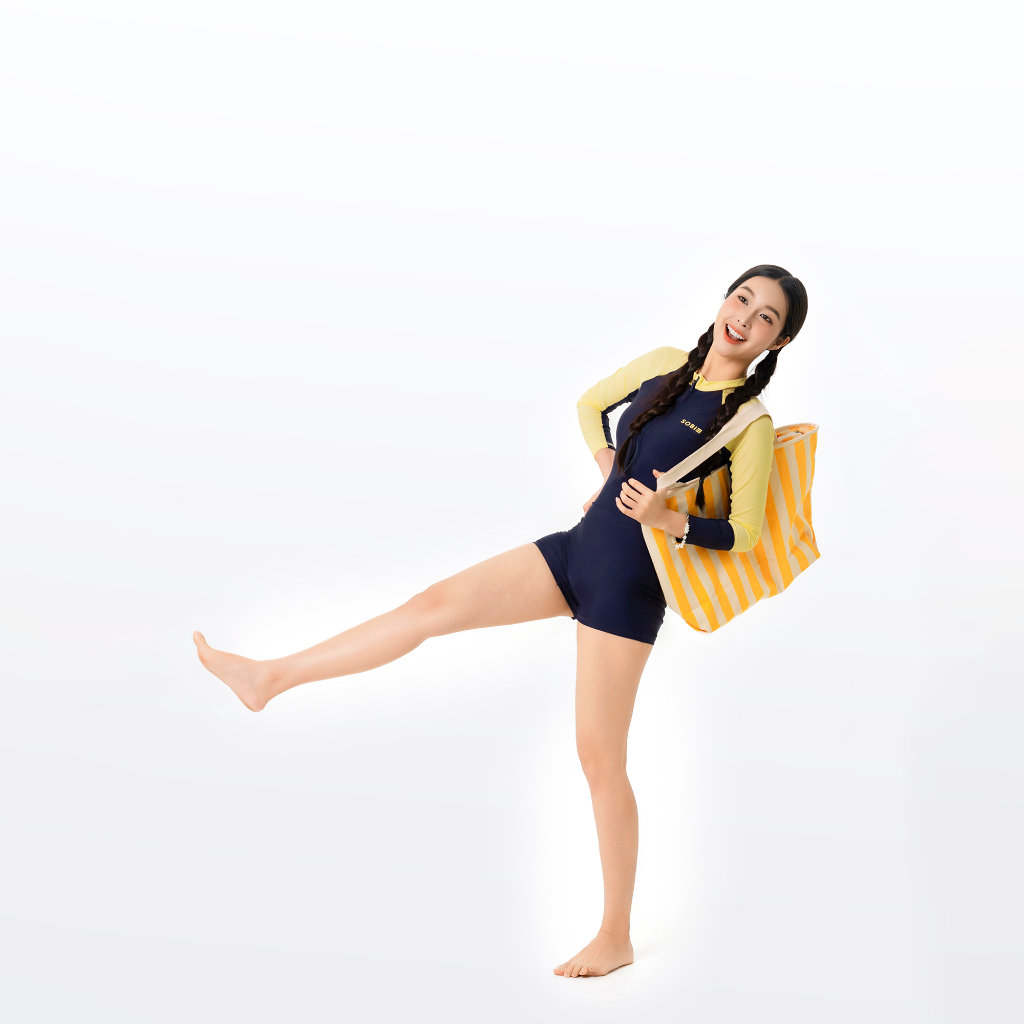 Ảnh Đồ bơi nữ SOBIE liền thân tay dài kín đáo và chống nắng Gorgeous Lyra 3